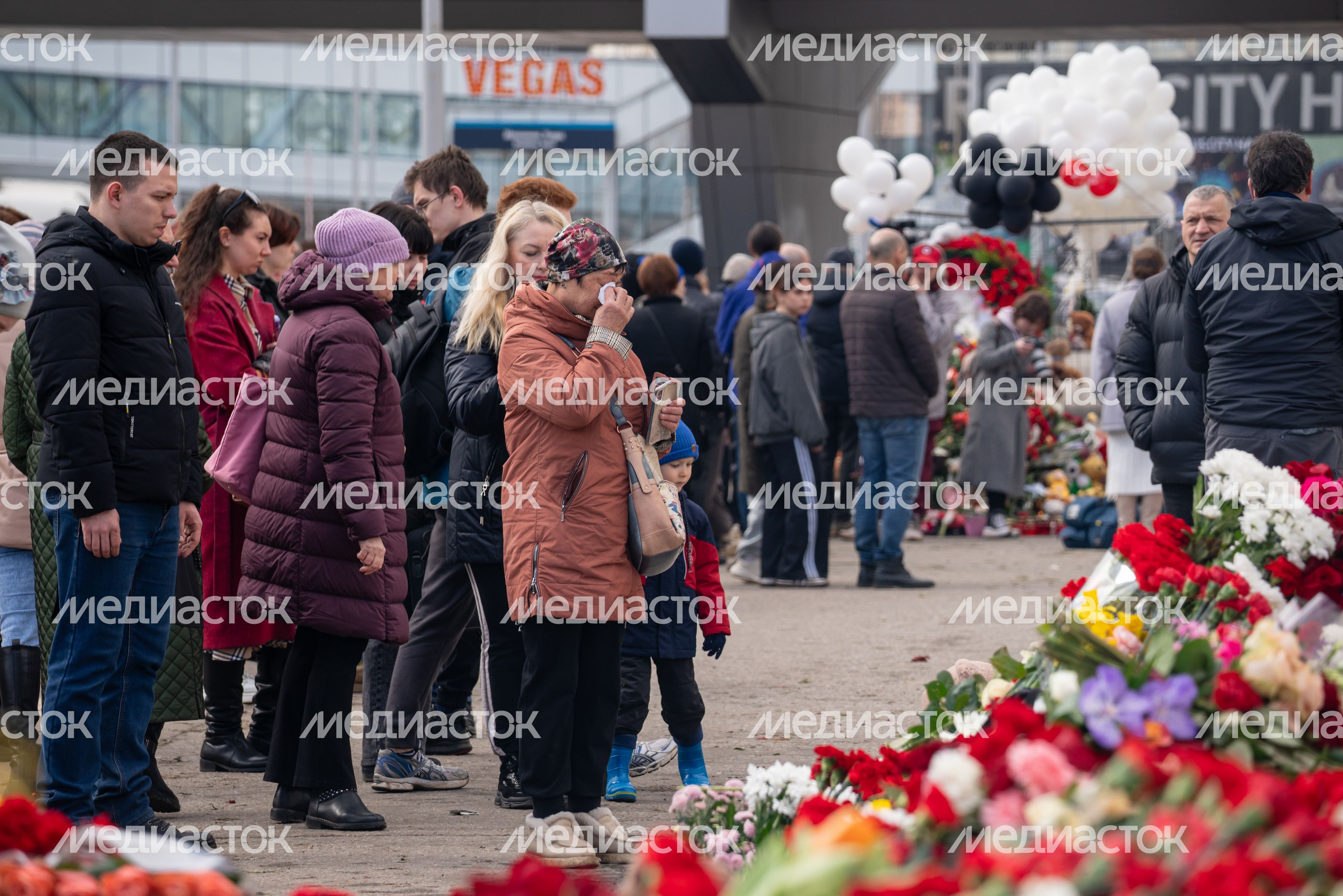 Мемориал памяти погибших в «Крокус Сити Холле» в Красногорске
