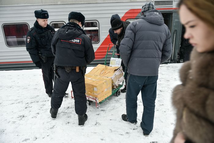  Работа Полиции на Казанском вокзале