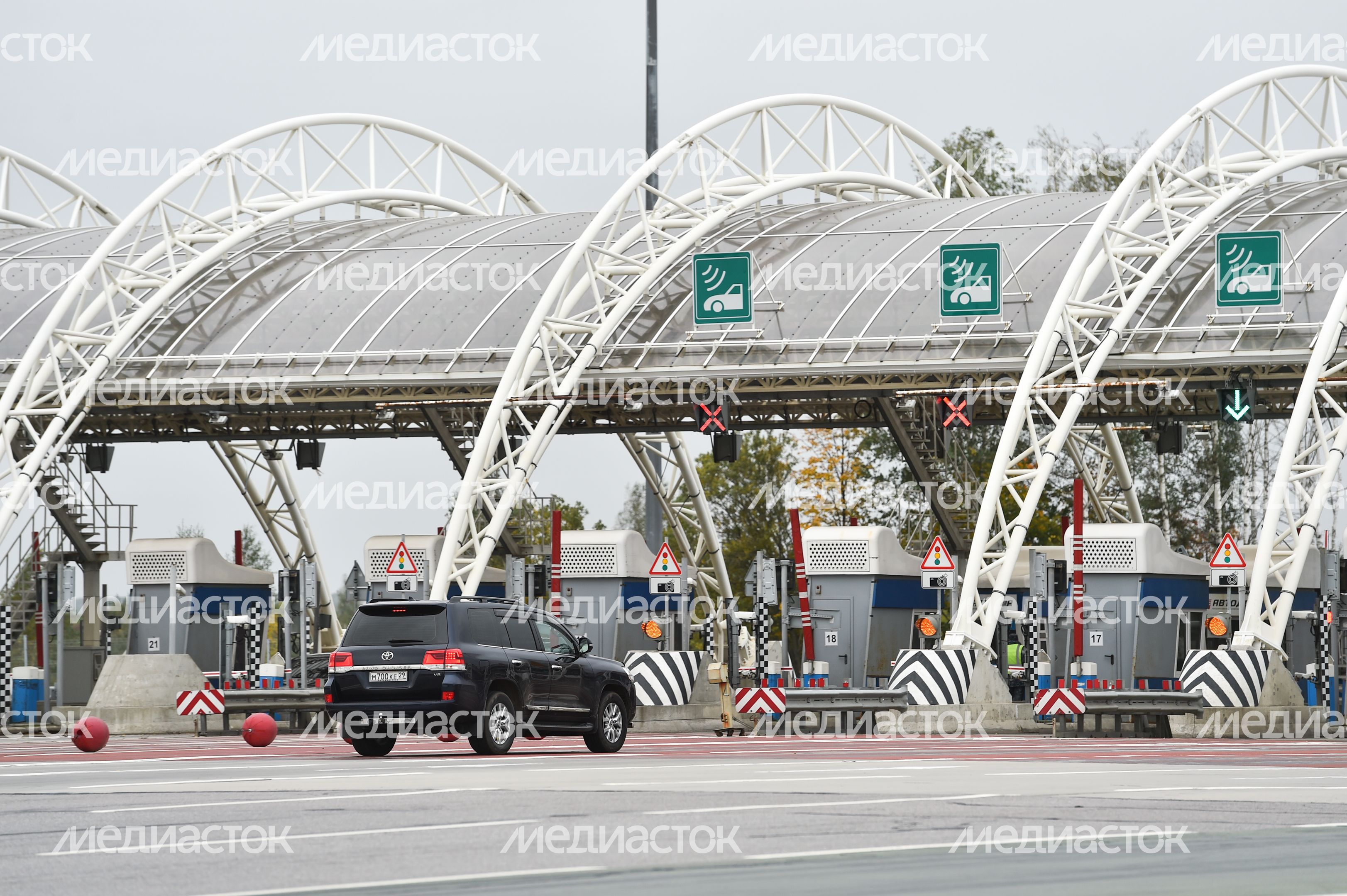Демонстрация работы беспилотных летательных аппаратов на трассе М-4 «Дон»