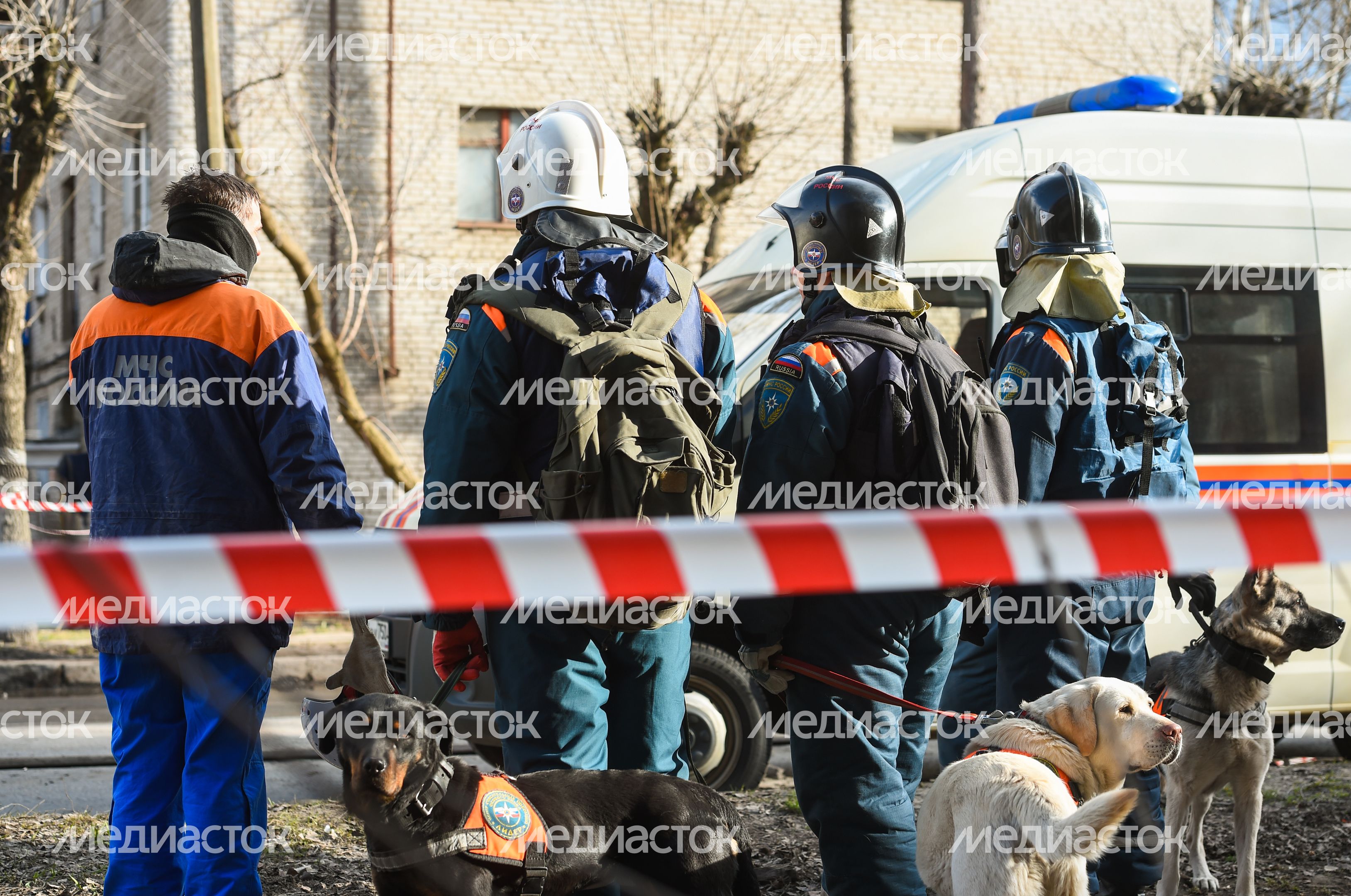 Кадры с места взрыва газа в многоквартирном доме в Орехово-Зуеве