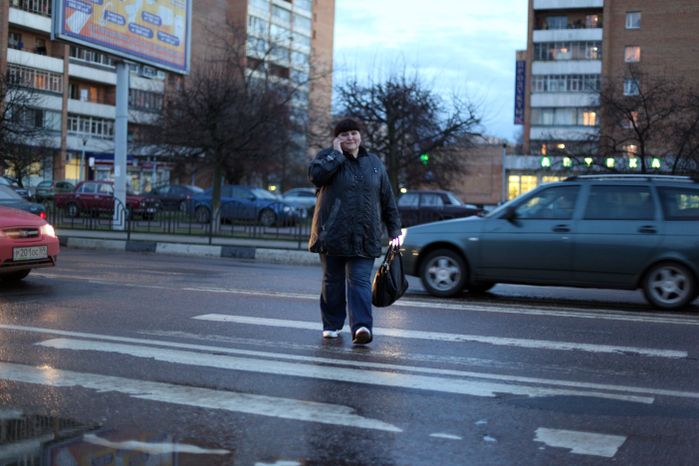 Пешеходный переход в Дубне
