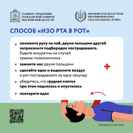 первая помощь при остановке дыхания квадрат 08
