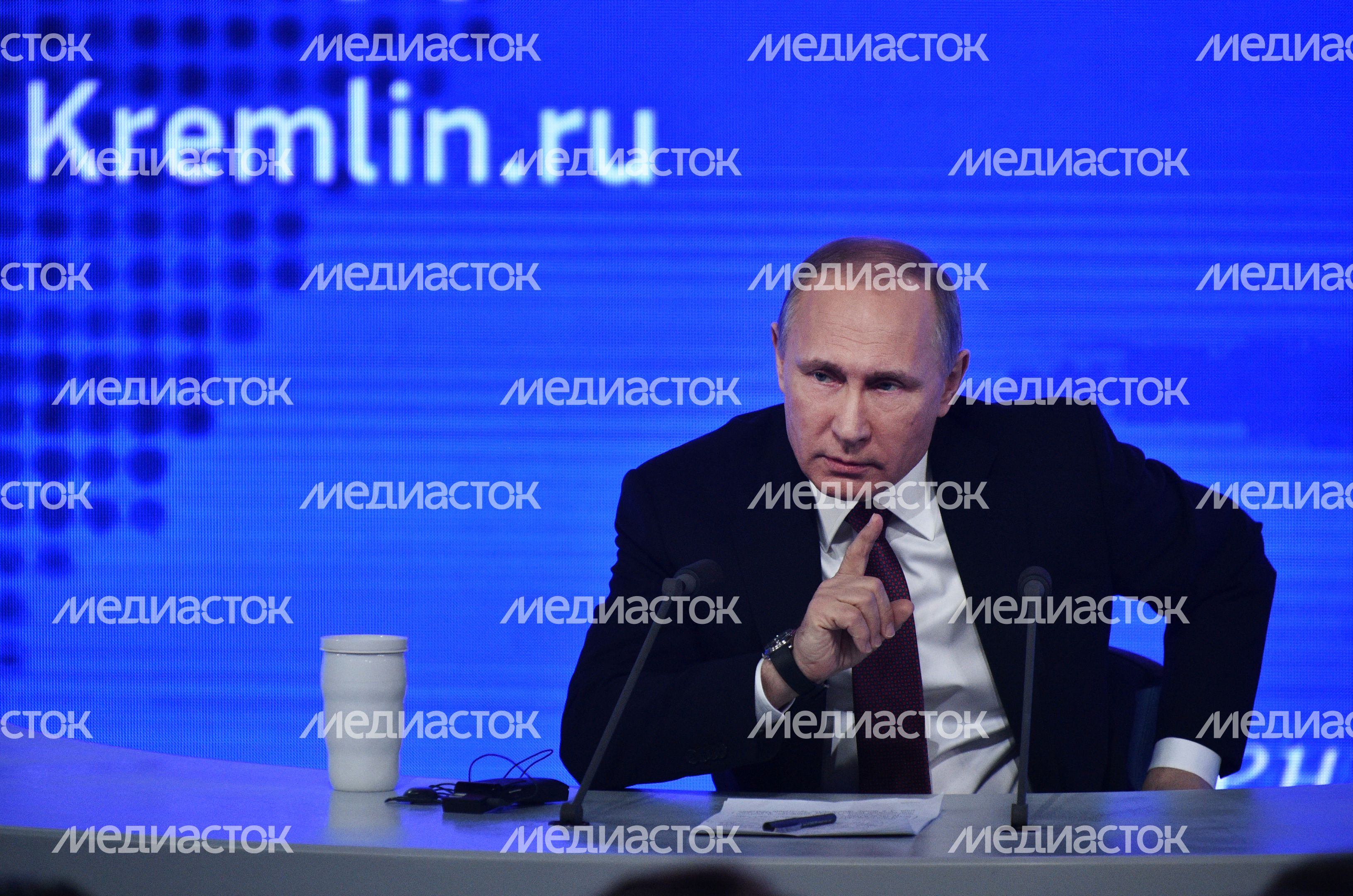 Пресс-конференция Владимира Путина