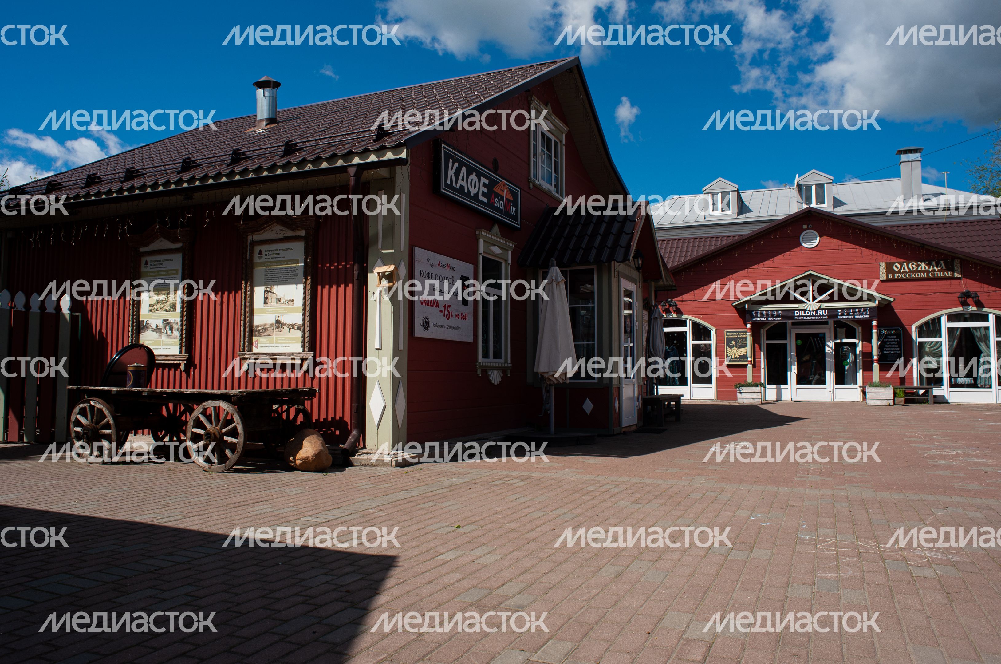 Летние виды города Звенигород