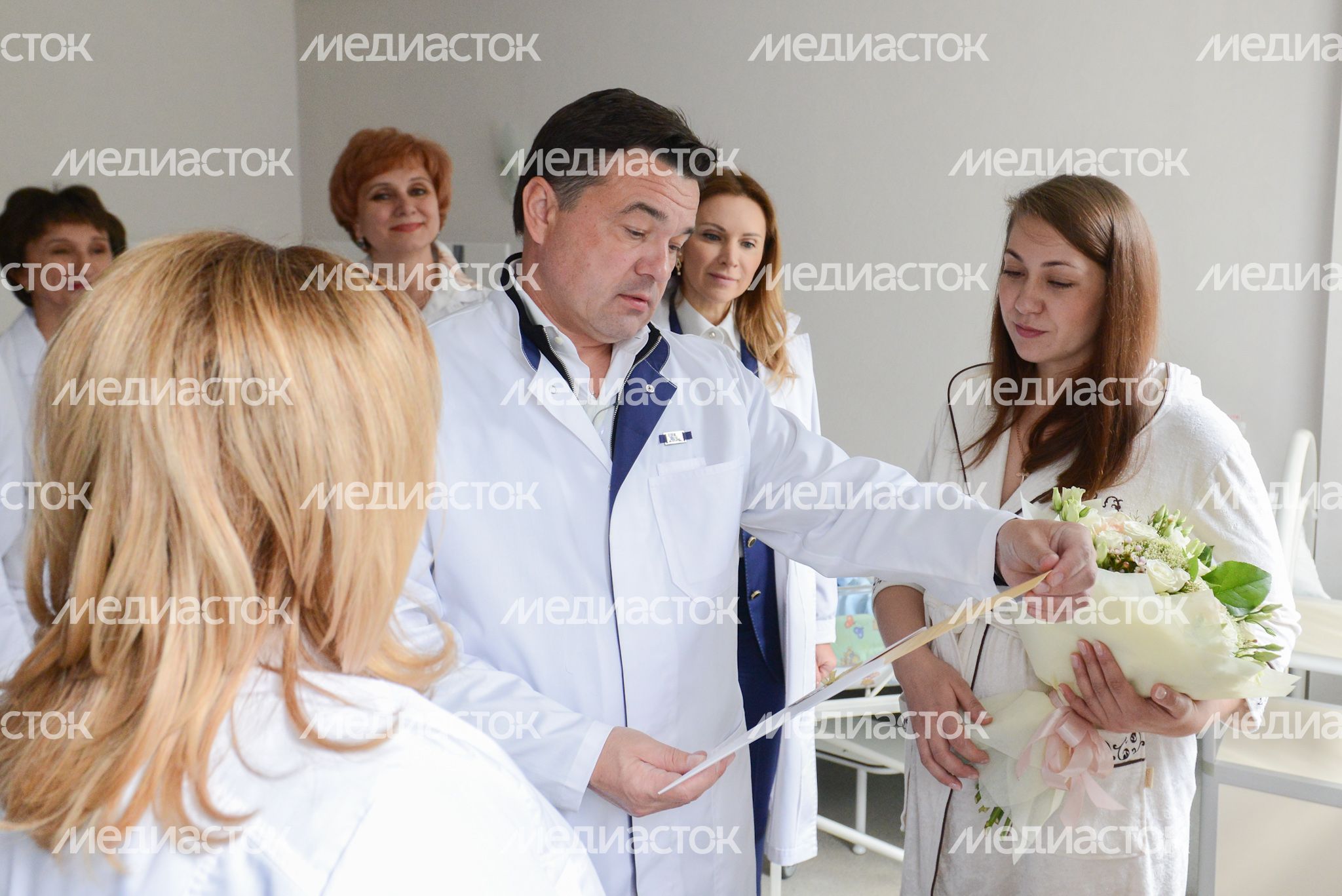Рабочий визит Андрея Воробьева в Балашиху для проверки организации комплексной услуги «Рождение ребенка»