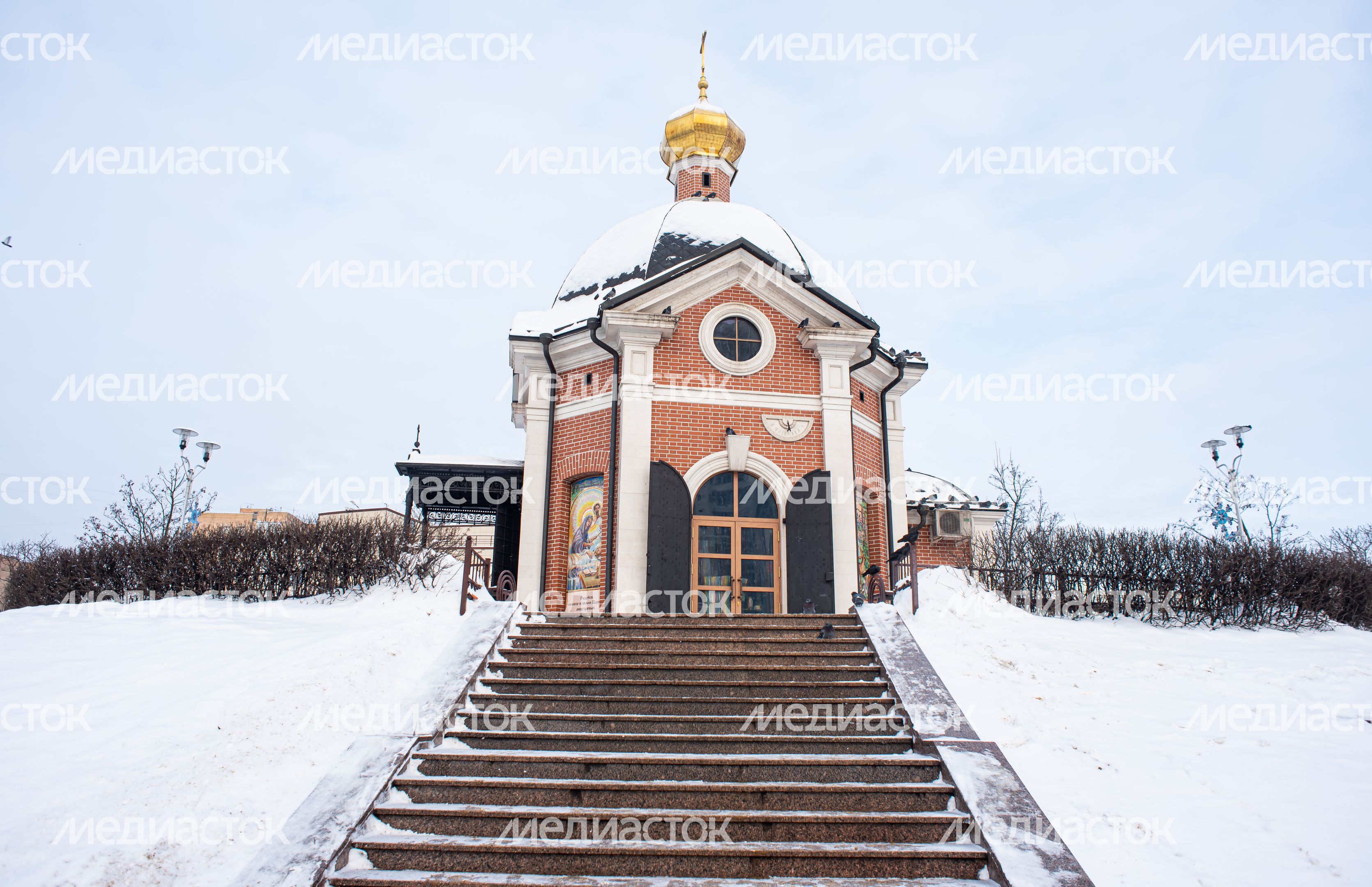 Зимние виды города Щелково