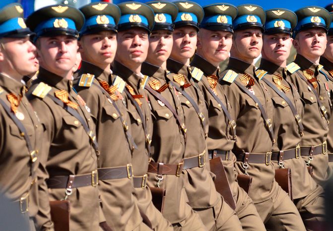Генеральная репетиция парада Победы на Красной площади