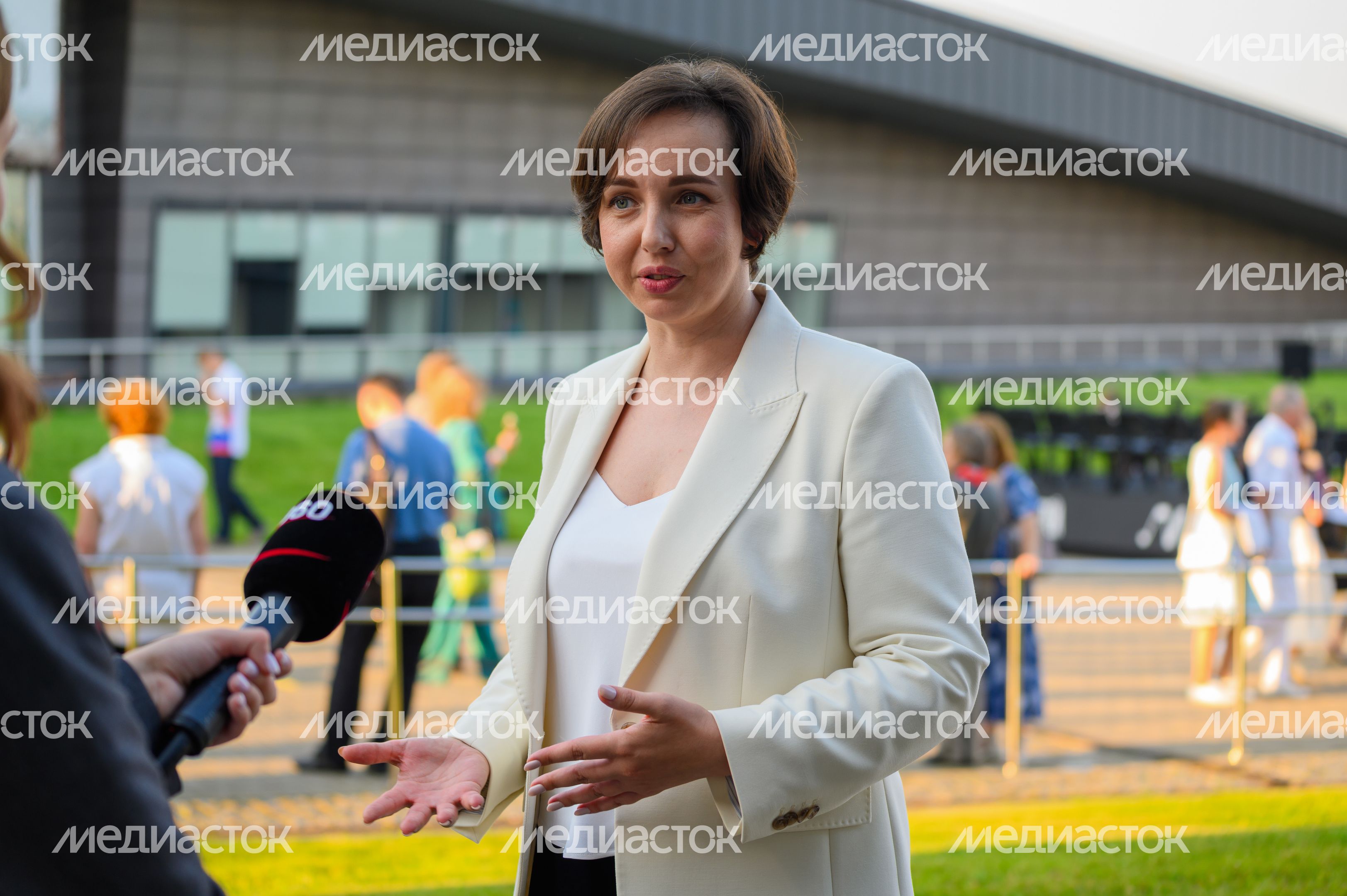 Директор историко-художественного музея «Новый Иерусалим» Анна Антипенко на открытии фестиваля Директор историко-художественного музея «Новый Иерусалим» Анна Антипенко на открытии фестиваля