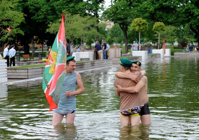 День пограничника в Москве