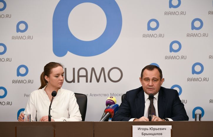Пресс-конференция председателя Мособлдумы Игоря Брынцалова