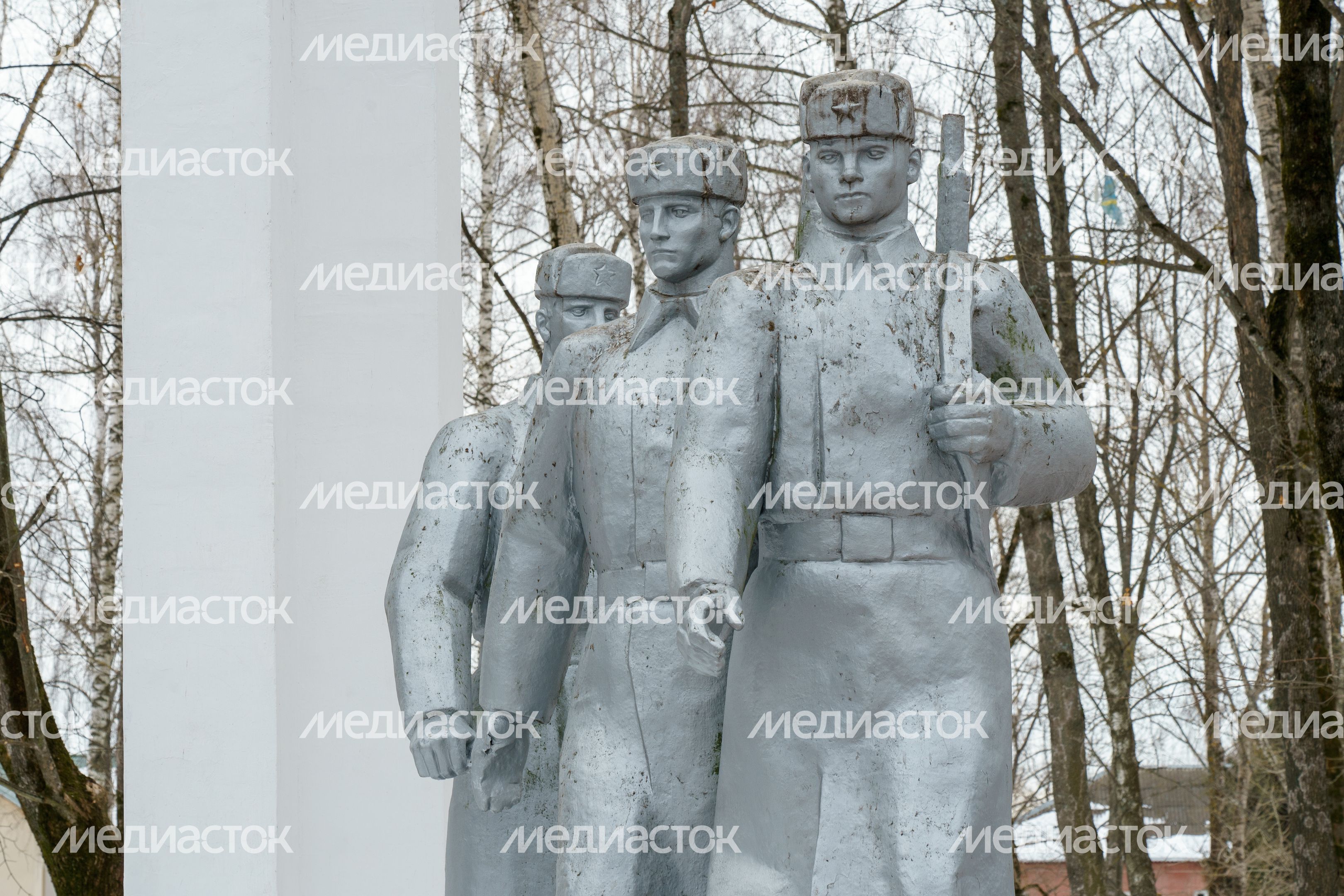 Кашира. Обелиск героям-ожерельевцам, погибшим в боях за Родину