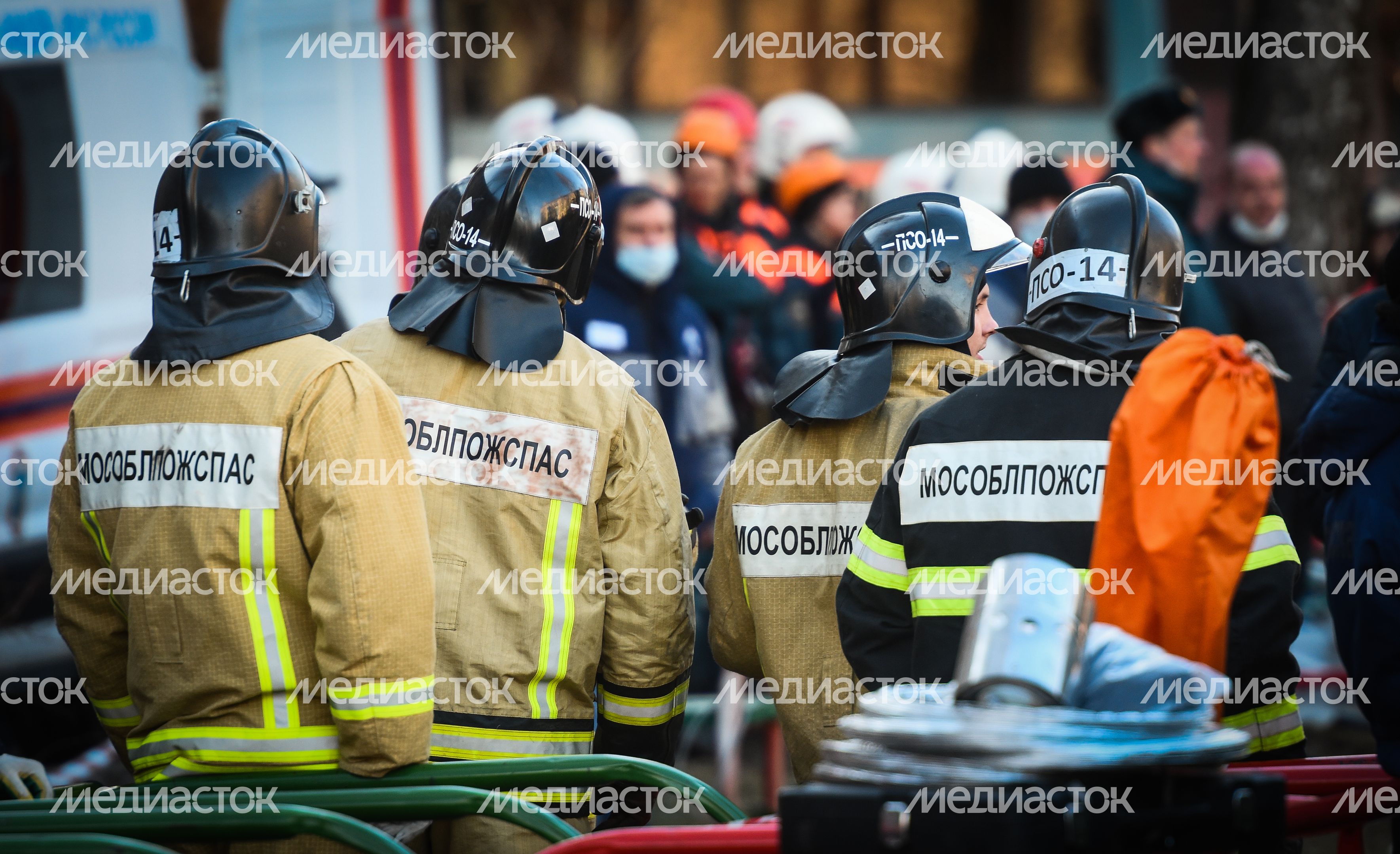 Кадры с места взрыва газа в многоквартирном доме в Орехово-Зуеве