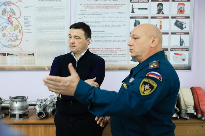 Посещение Губернатором Павлово-Посадского Техникума