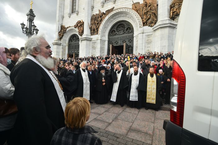 Отпевание протоиерея Димитрия Смирнова