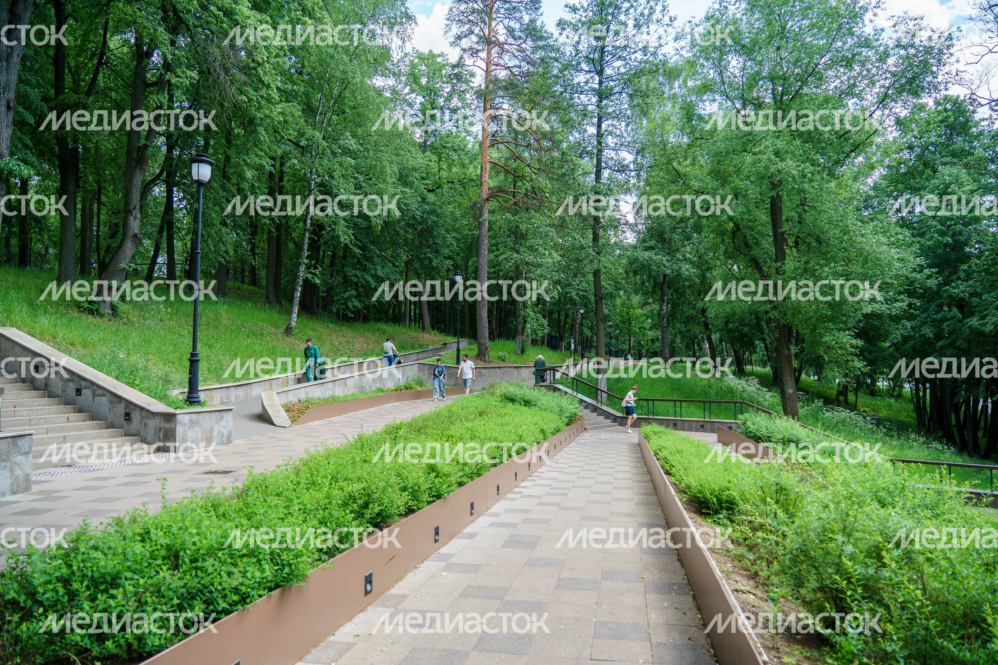 Раменский городской парк культуры и отдыха летом