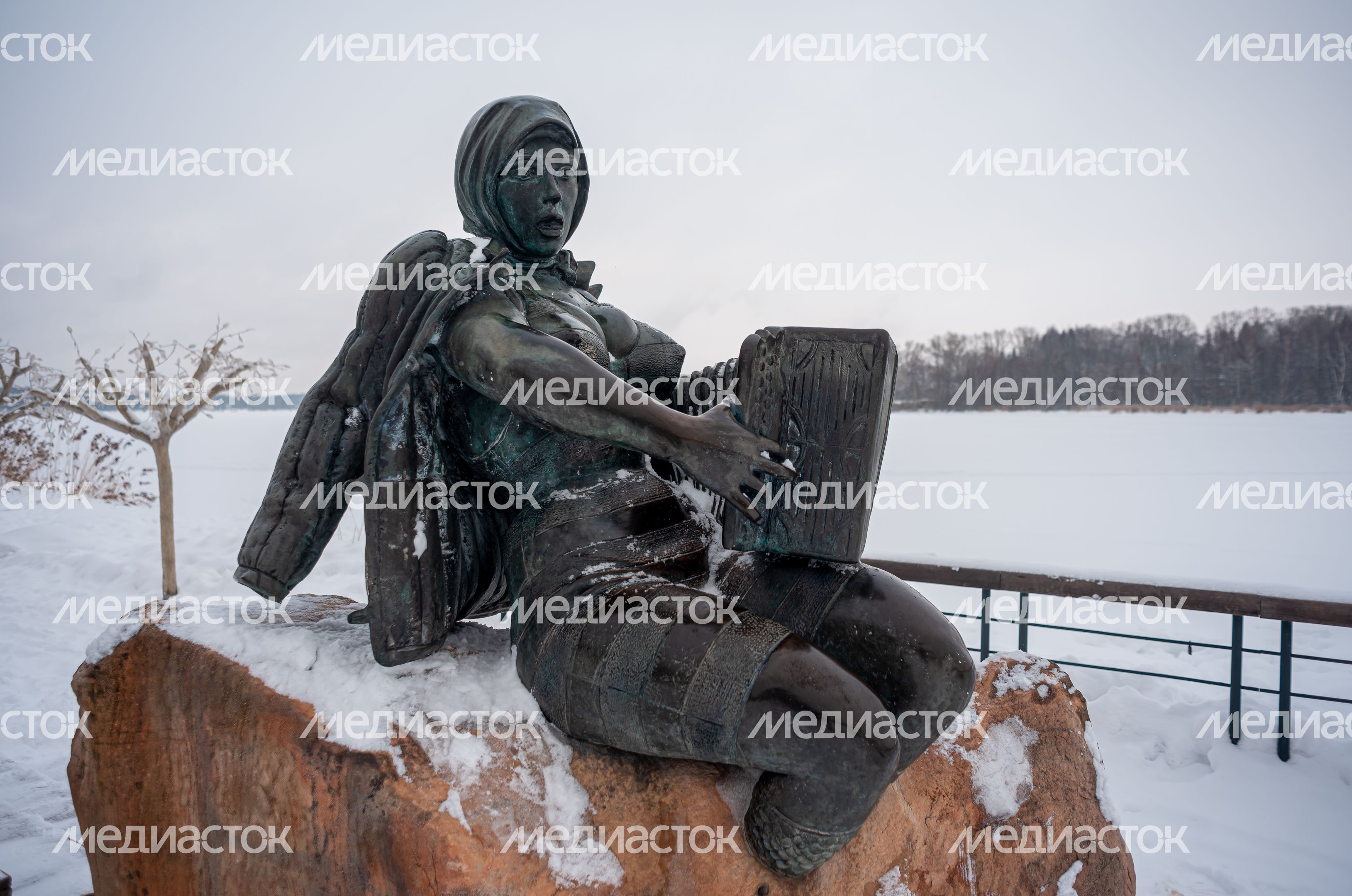 Зимние виды города Солнечногорск
