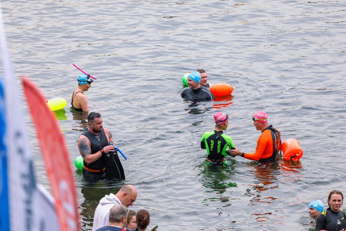 Заплыв на открытой воде Swimcup на Кореневском карьере в Люберцах