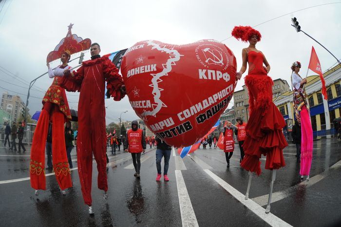Первомайская демонстрация в Москве