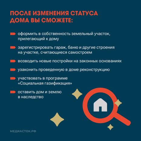 Измените статус вашего дома квадрат 02