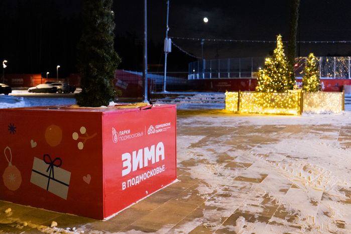 Новогодний парк Малевича в Одинцово