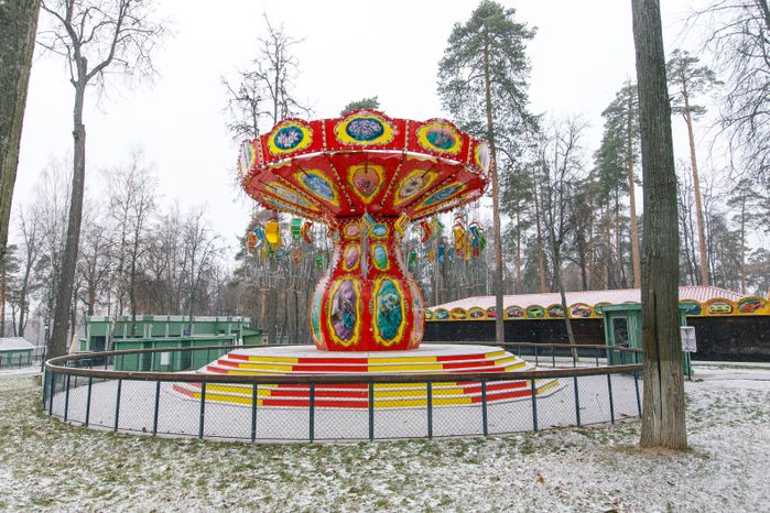 Раменское. Городской парк культуры и отдыха. Зима