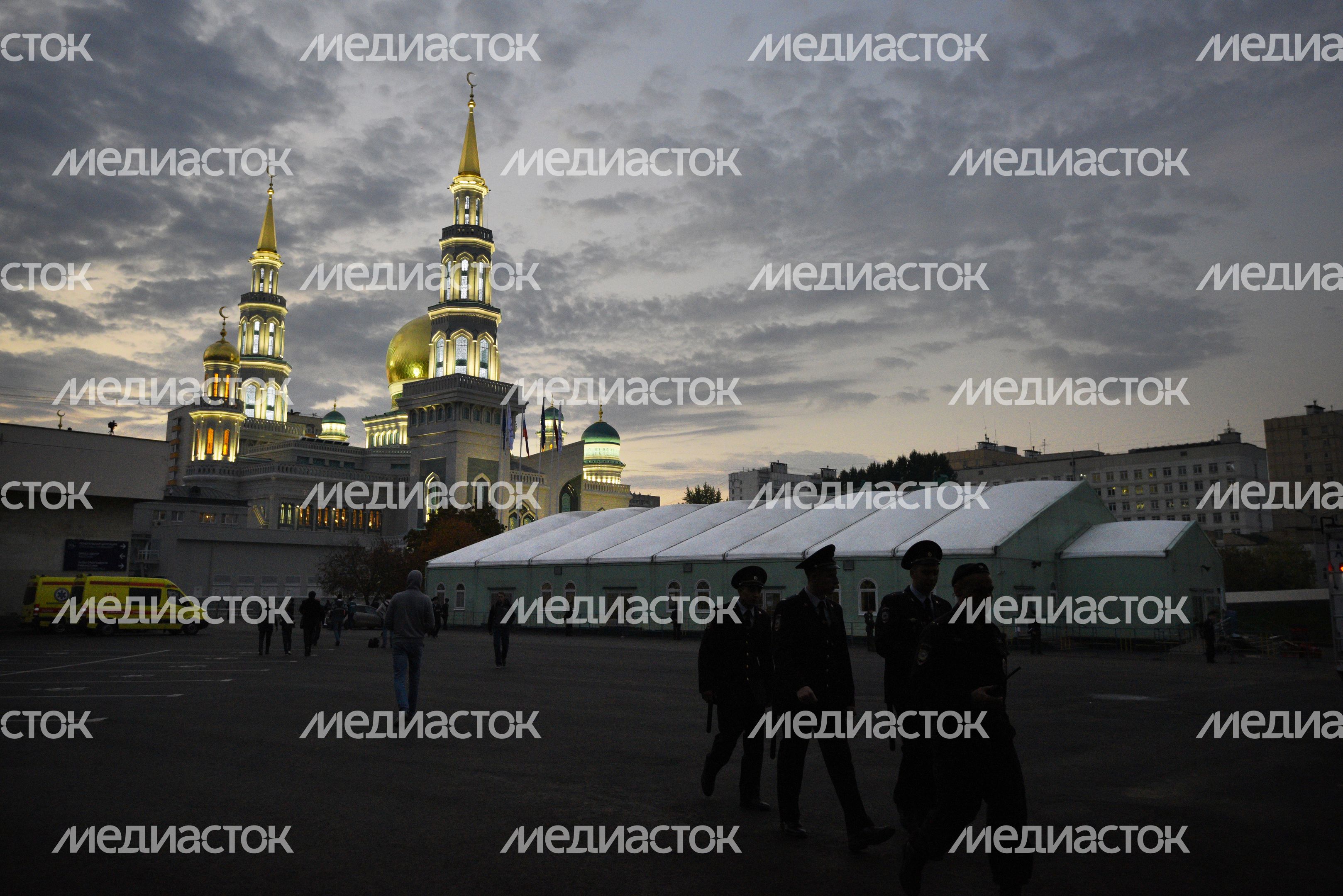 Празднование Курбан-Байрама в Москве