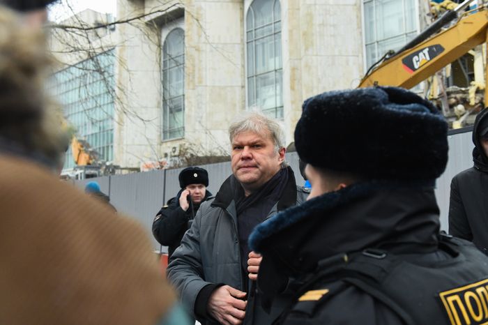 Снос кинотеатра «Соловей» в Москве