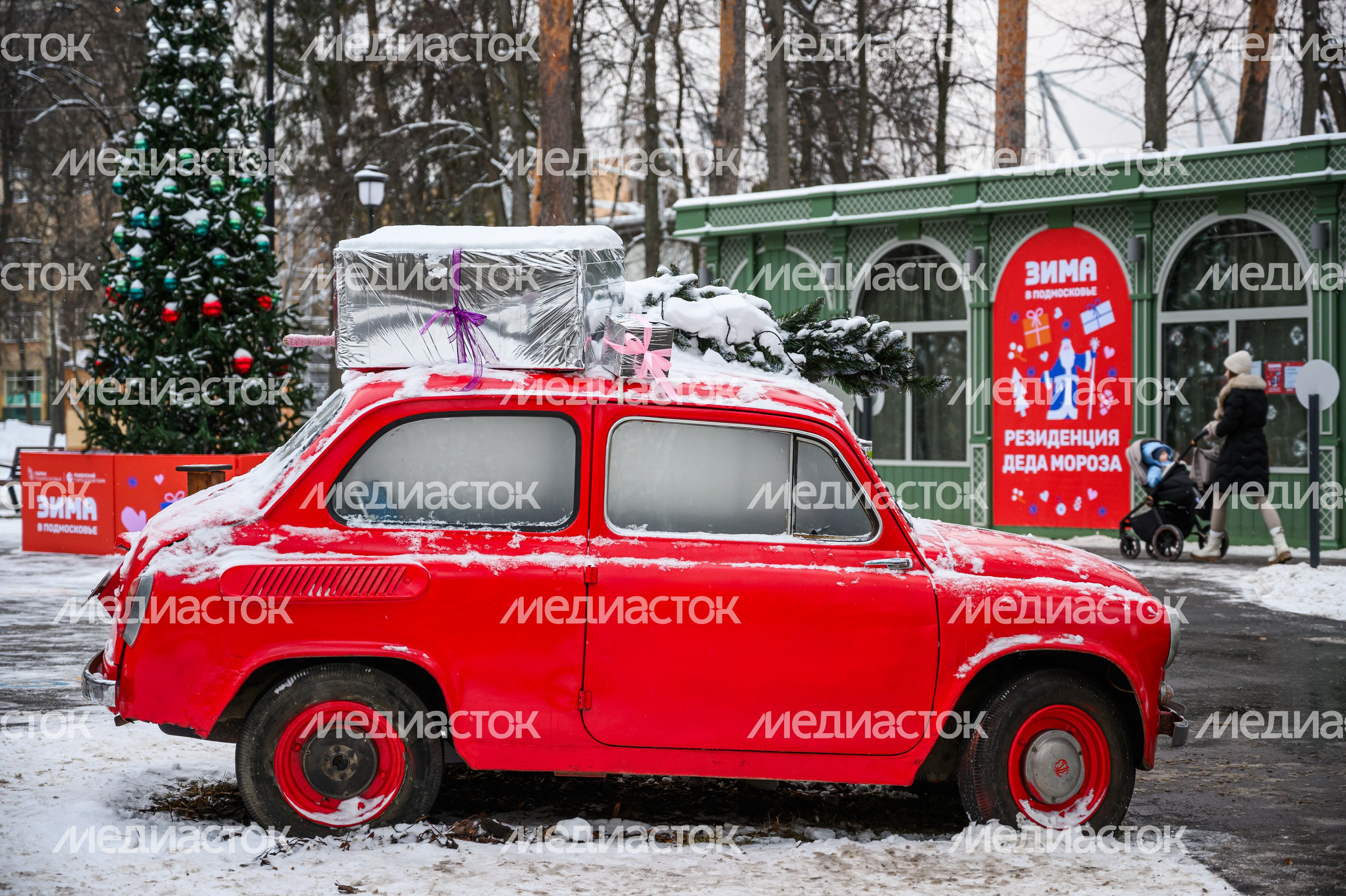 Раменский городской парк в новогодние праздники Раменский городской парк в новогодние праздники