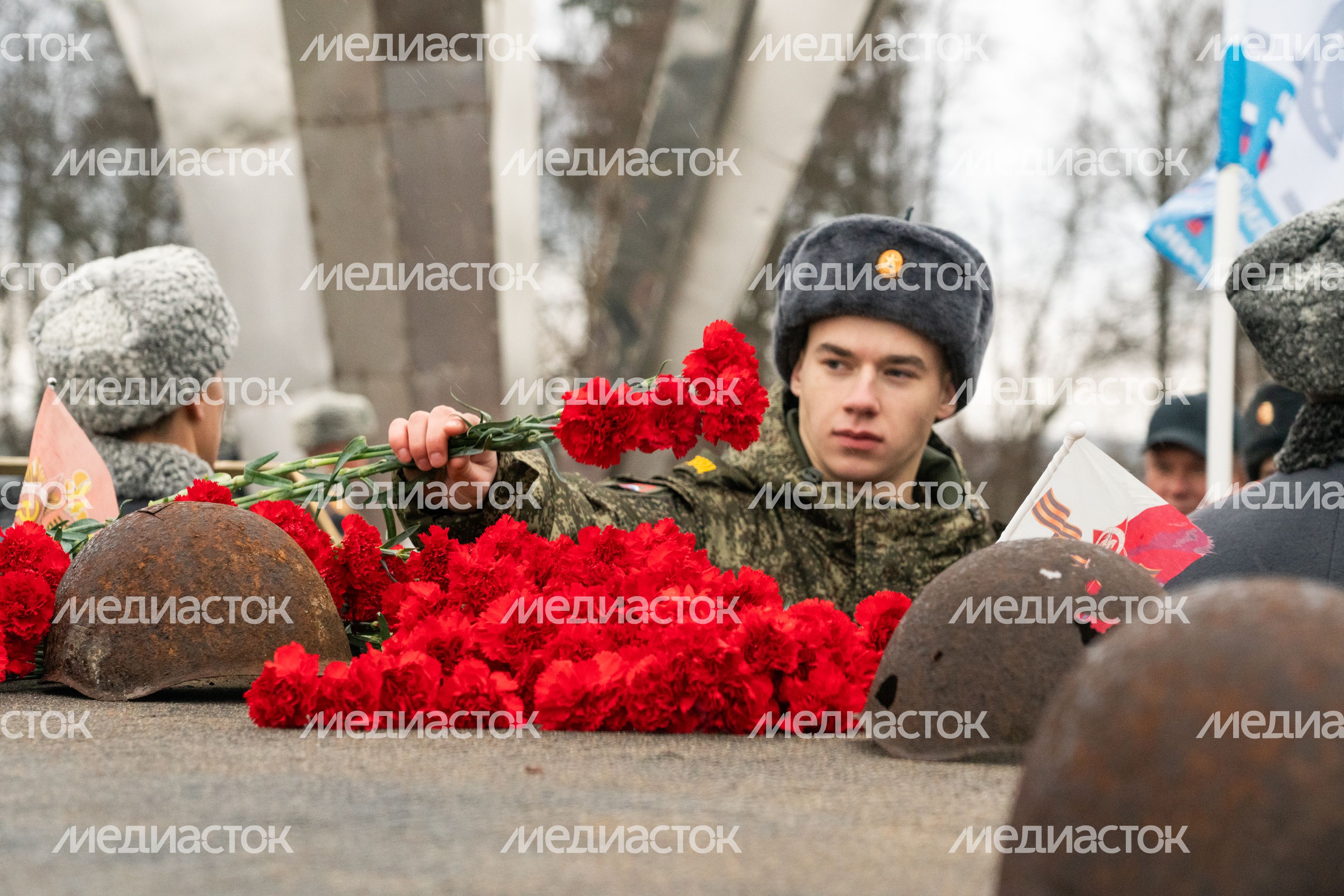 Торжественное мероприятие, посвященное подвигу 11 героев-саперов, в Волоколамском округе