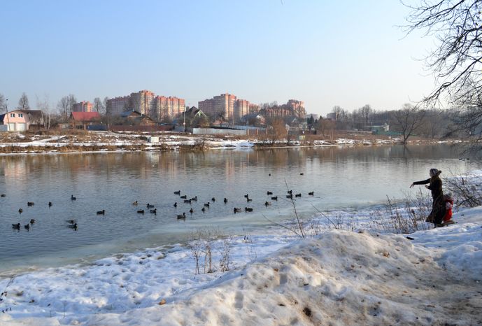 Река Клязьма в Щелково