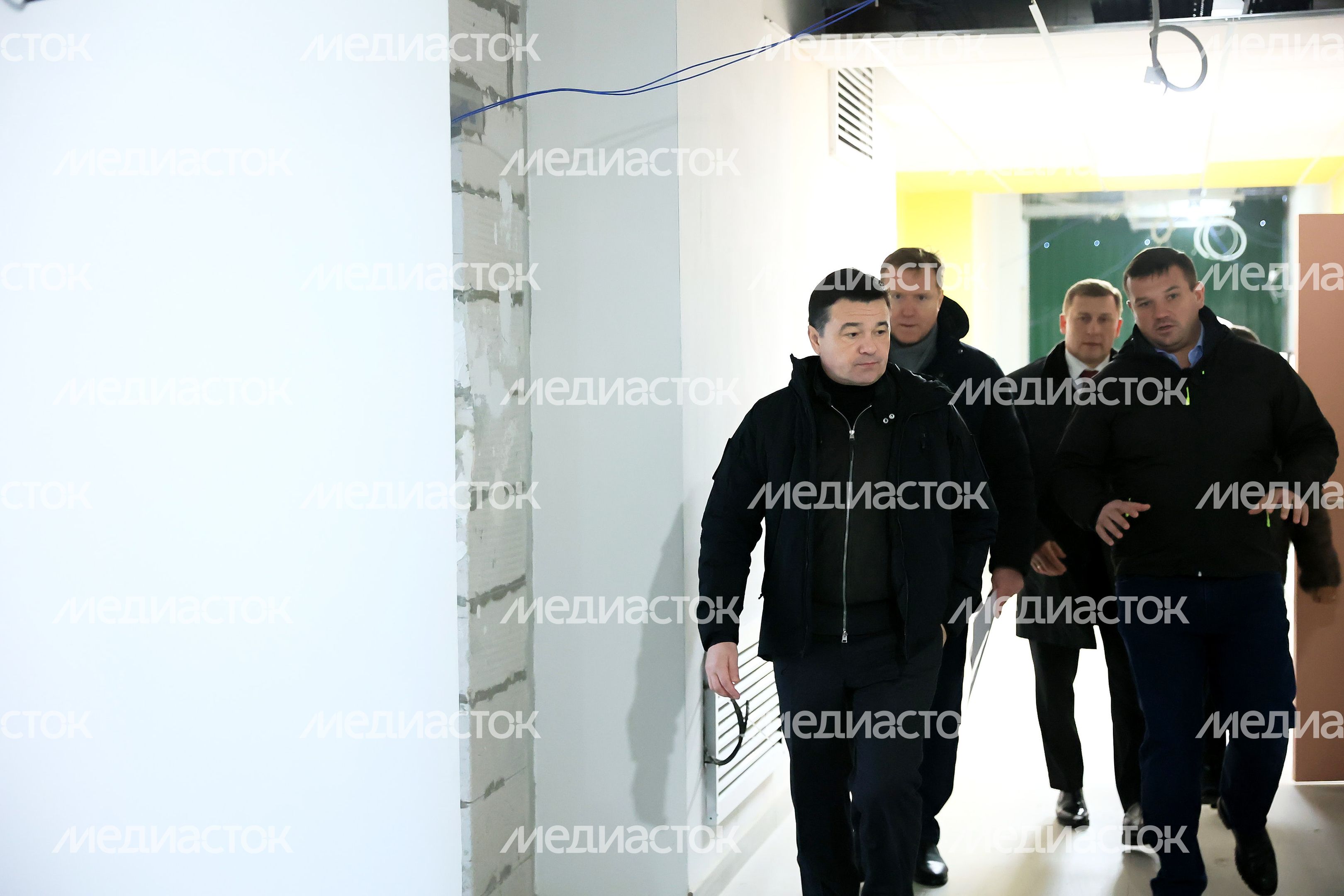 Проверка хода работ в будущем кампусе для проживания и детском технопарке на базе Физтех-лицея им. П.Л. Капицы Губернатором Подмосковья