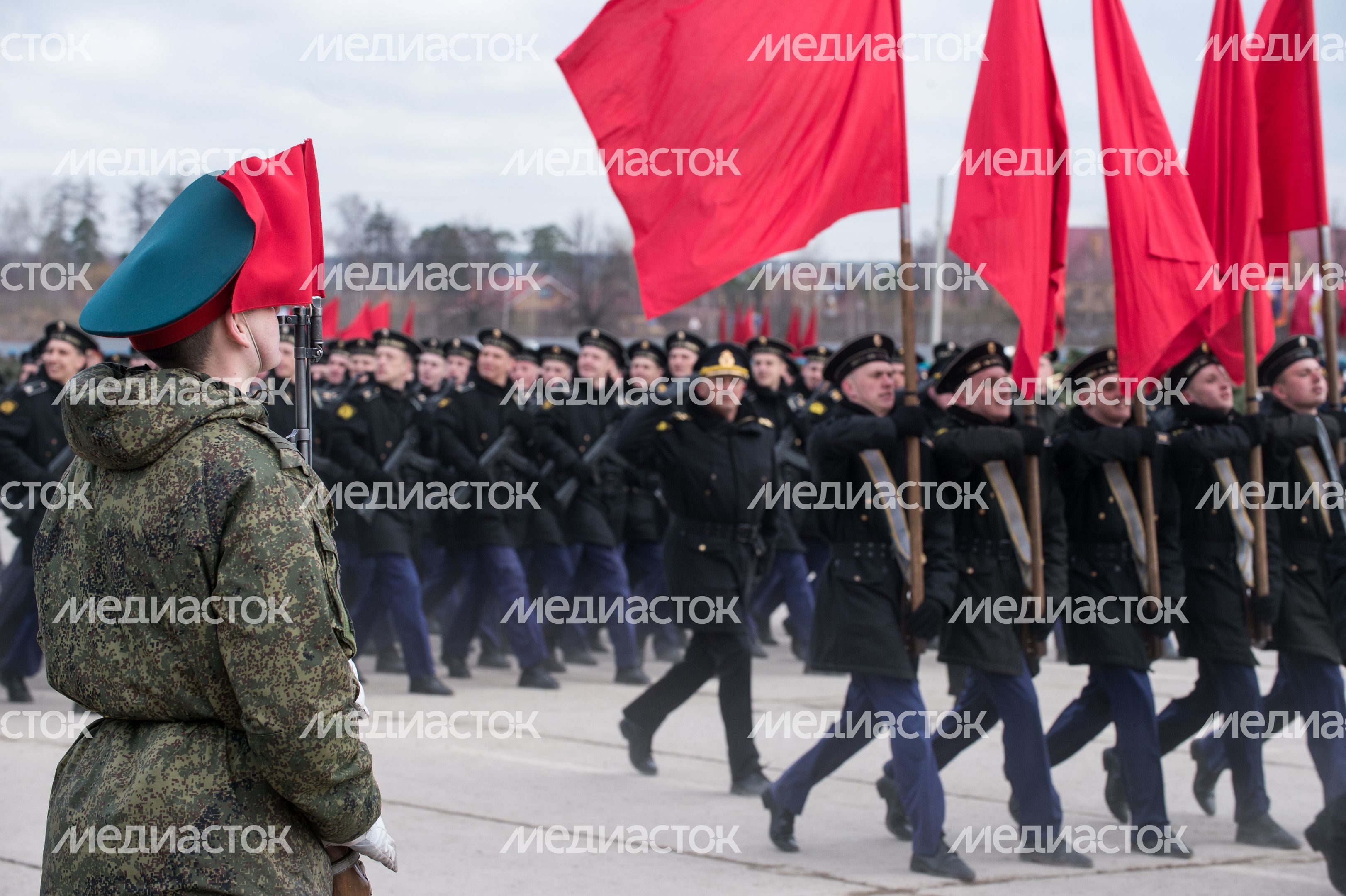 Репетиция Парада Победы в Алабино