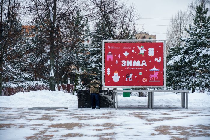 Люберцы. Центральный парк. Зима