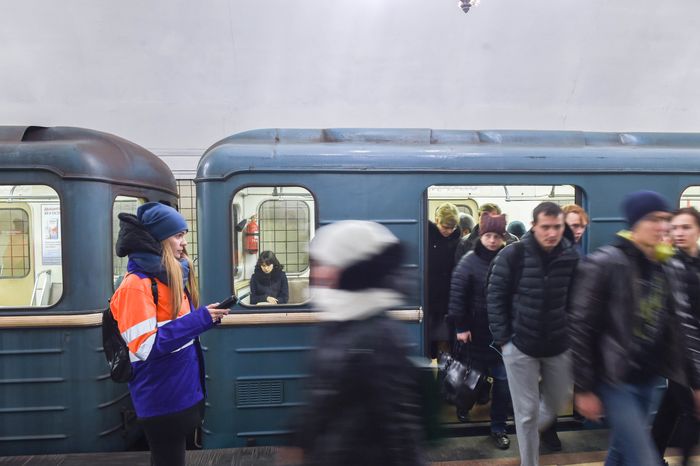Проверка воздуха в Московском метрополитене
