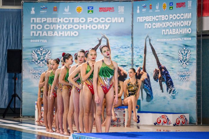 Первенство России по синхронному плаванию среди юношей и девушек в Чехове