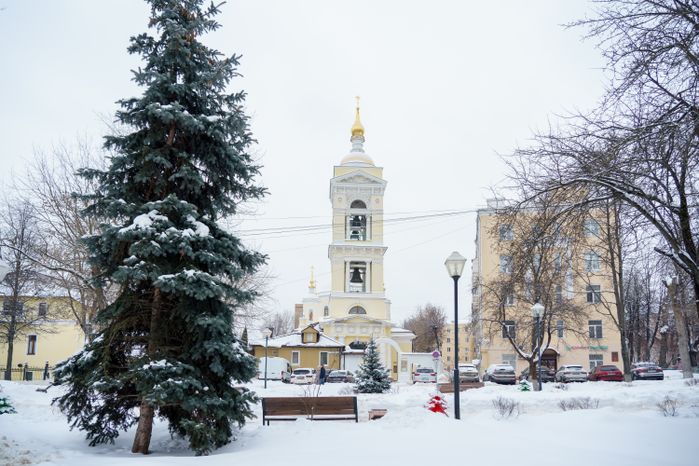 Подольск. Троицкий собор на Соборной площади