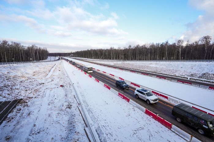 Первый участок Южно-Лыткаринской автомагистрали открыли в Ленинском округе