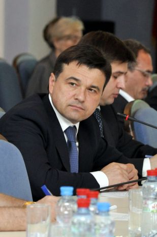 Андрей Воробьев с рабочим визитом в Химках