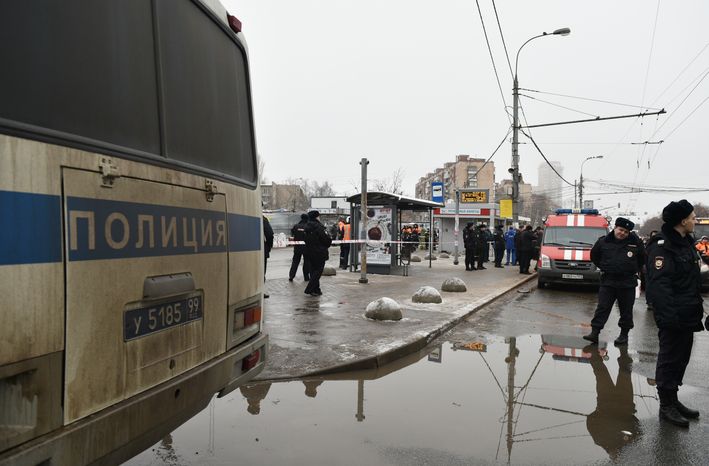 Взрыв газового баллона у метро "Коломенская"