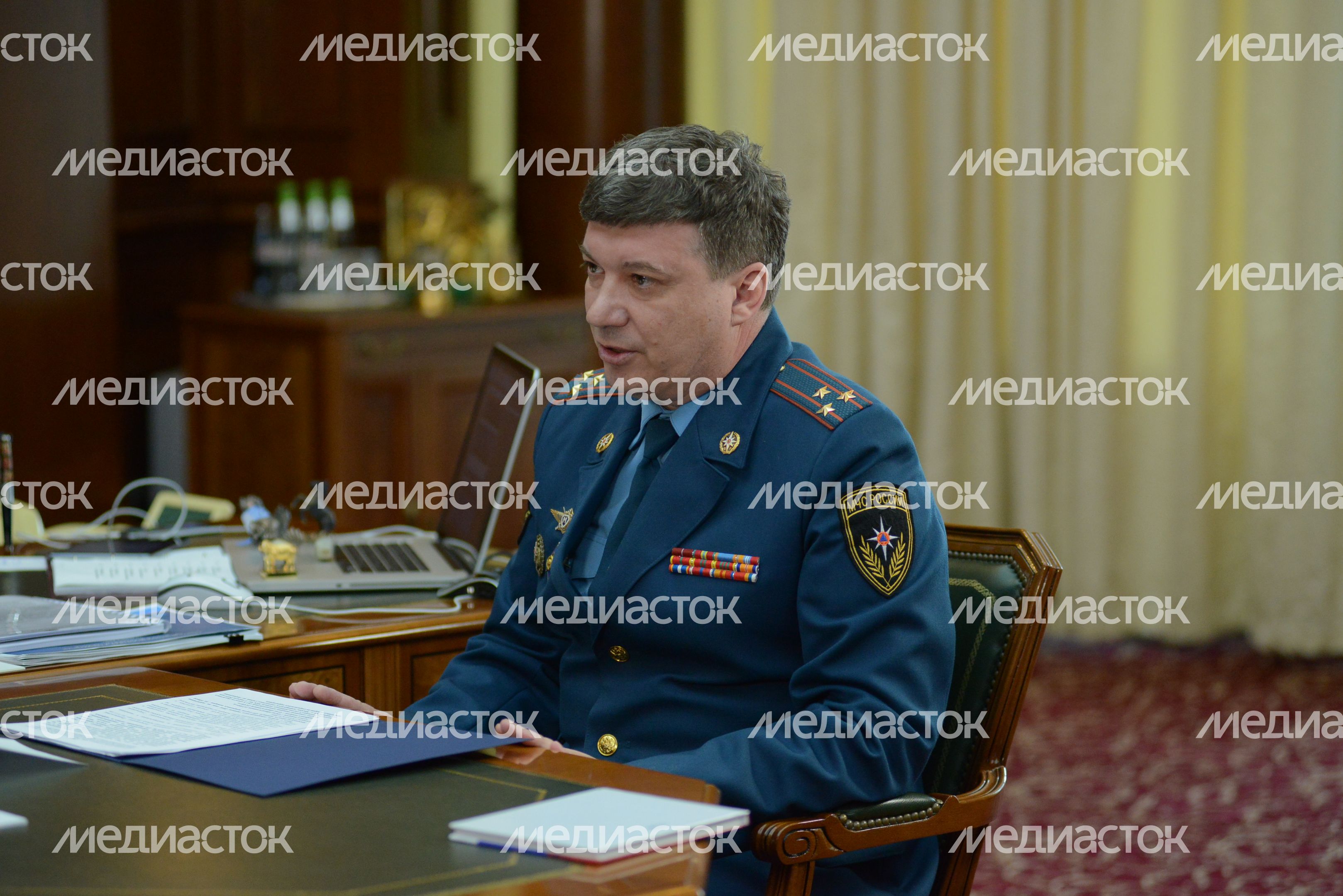 А. Воробьев встретился с начальником ГУ МЧС России по Подмосковью