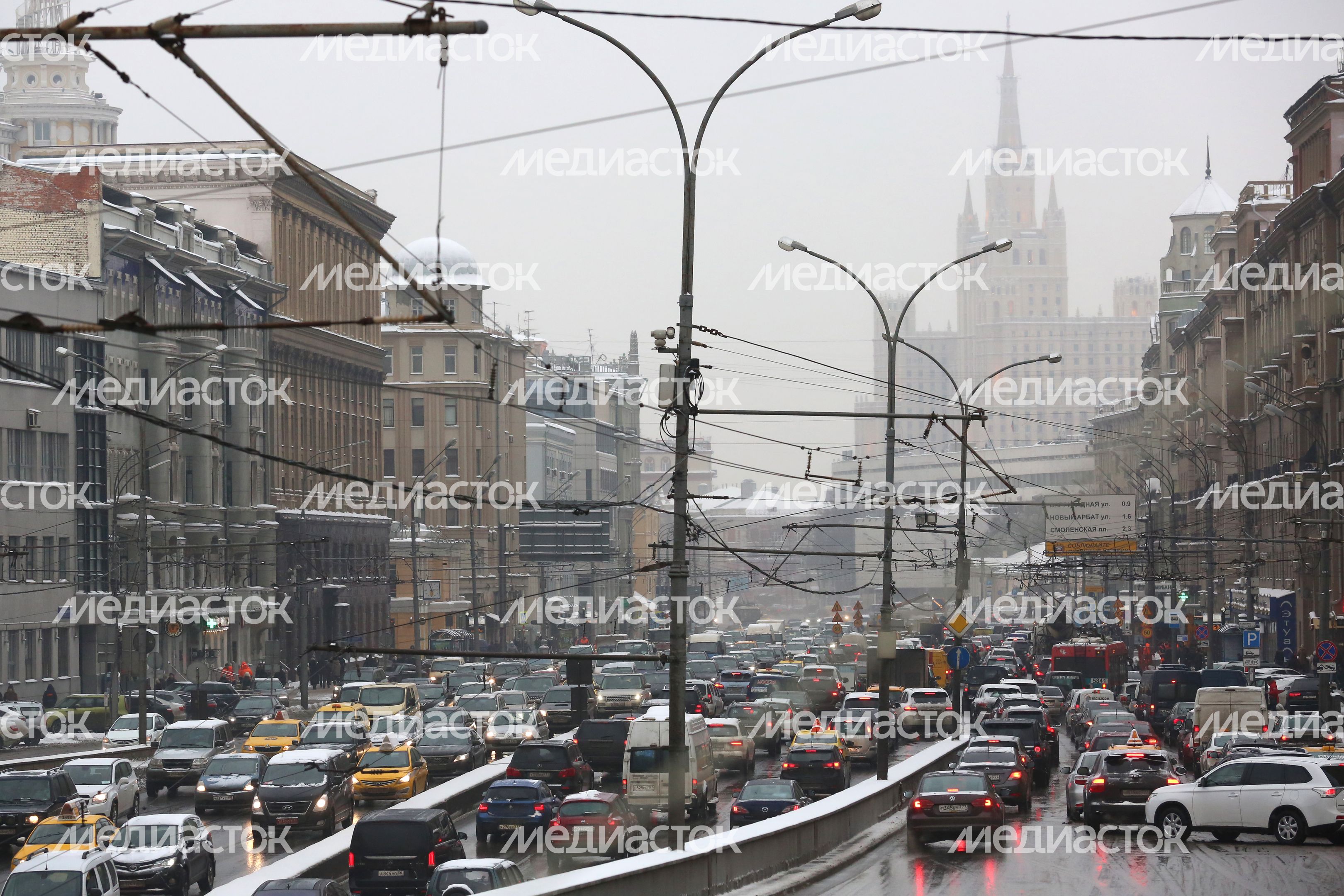 Автомобильное движение в Москве Автомобильное движение в Москве