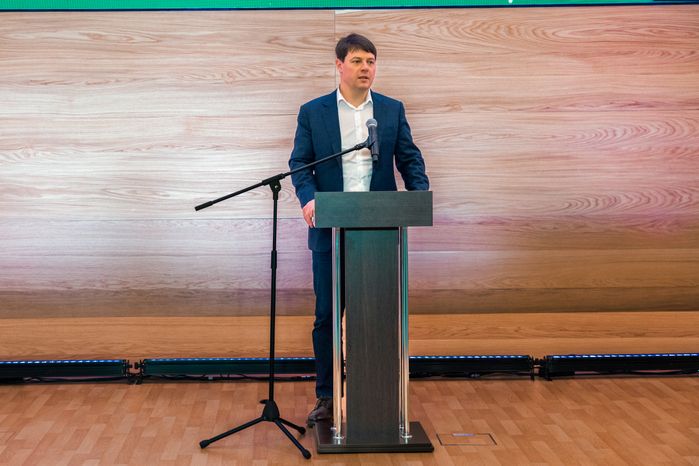 Вице-губернатор Московской области Владислав Мурашов на итоговом форуме «Управдом» в Красногорске