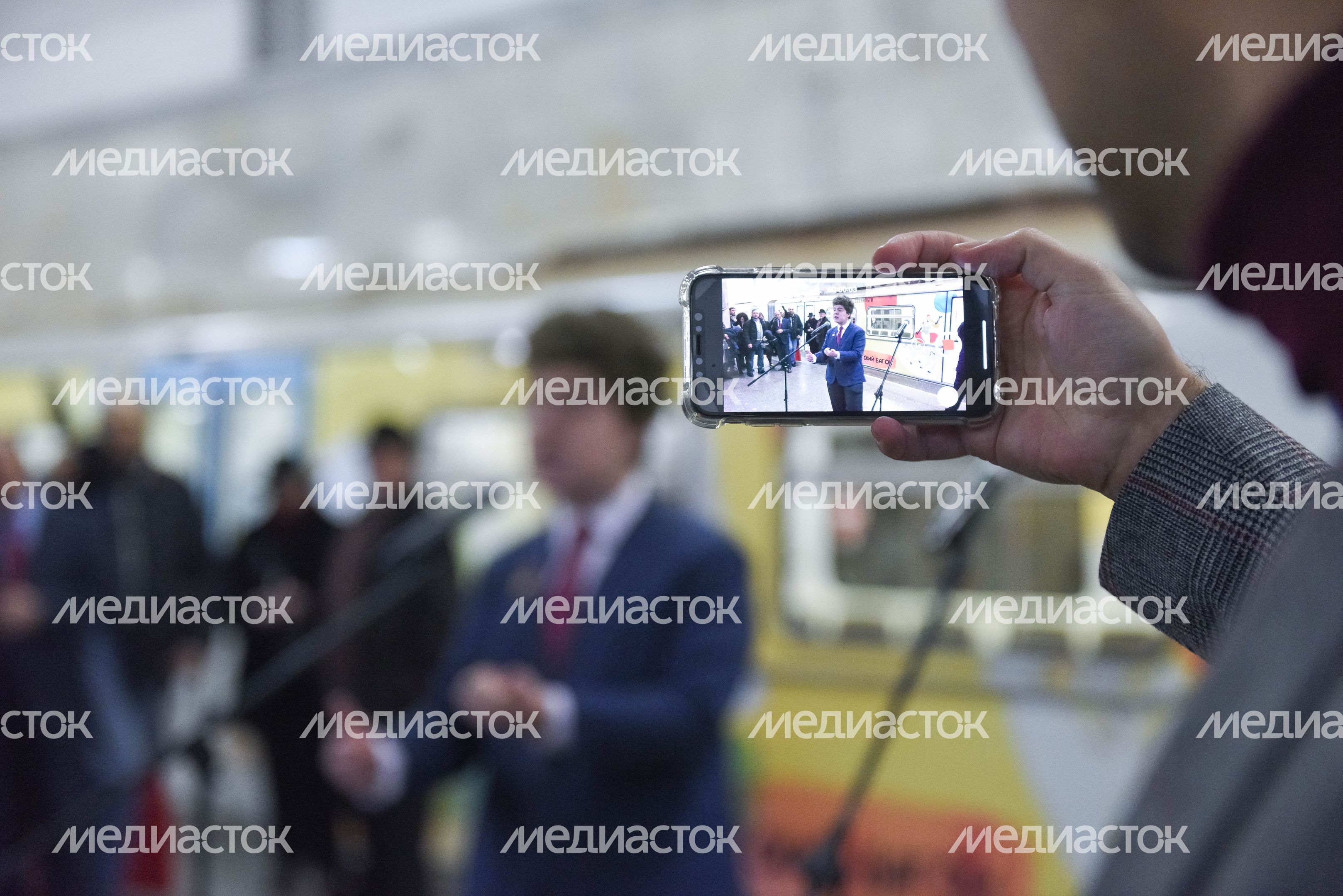 Запуск нового тематического поезда «Мой Маршак» в метро Москвы, 2 часть