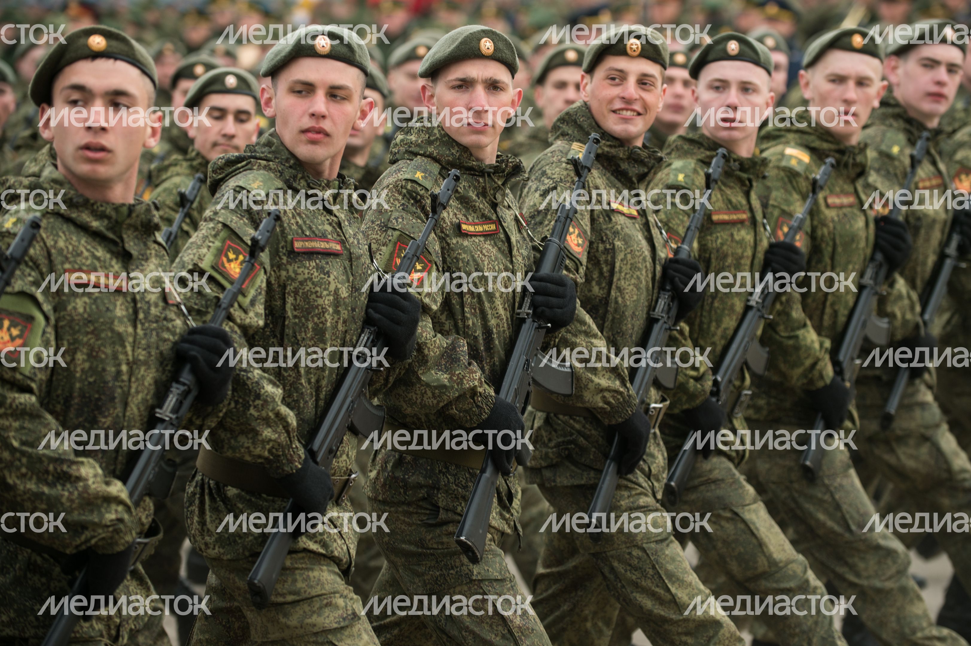 Репетиция Парада Победы в Алабино