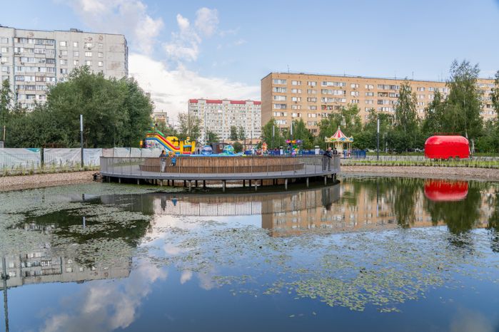 Центральный парк культуры и отдыха  в Лобне