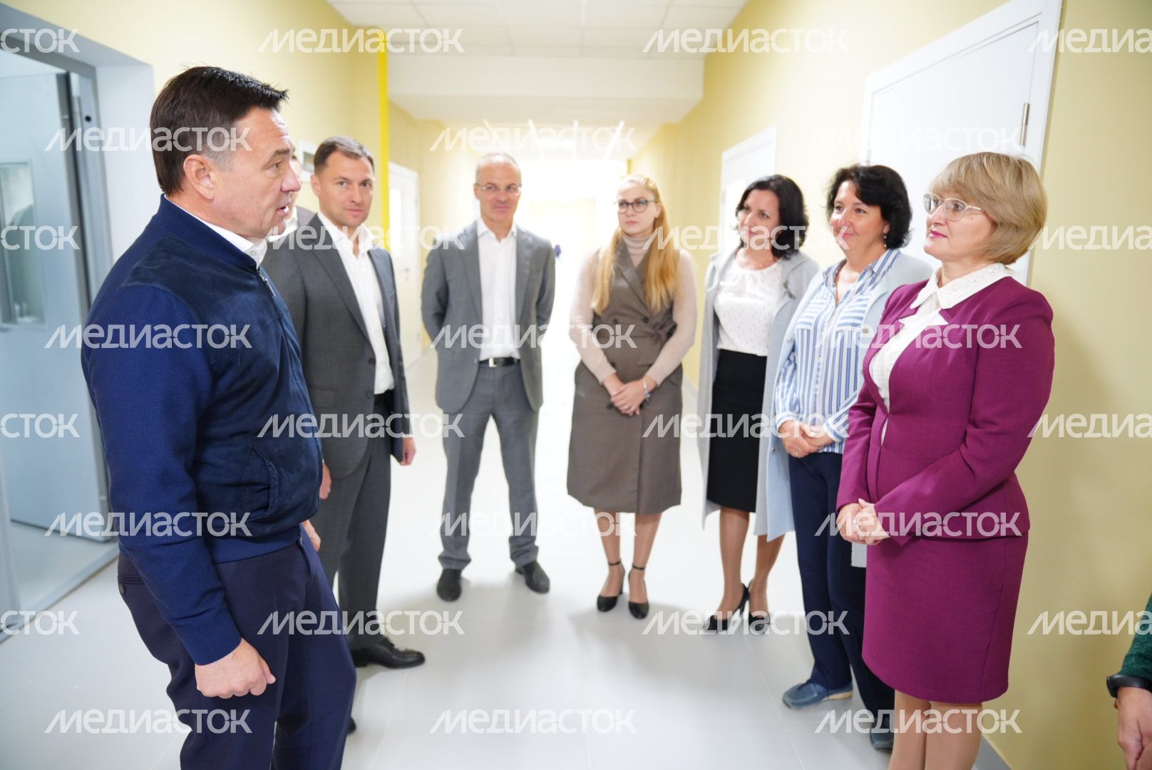 Проверка работы школы №3 в Кашире Губернатором Подмосковья
