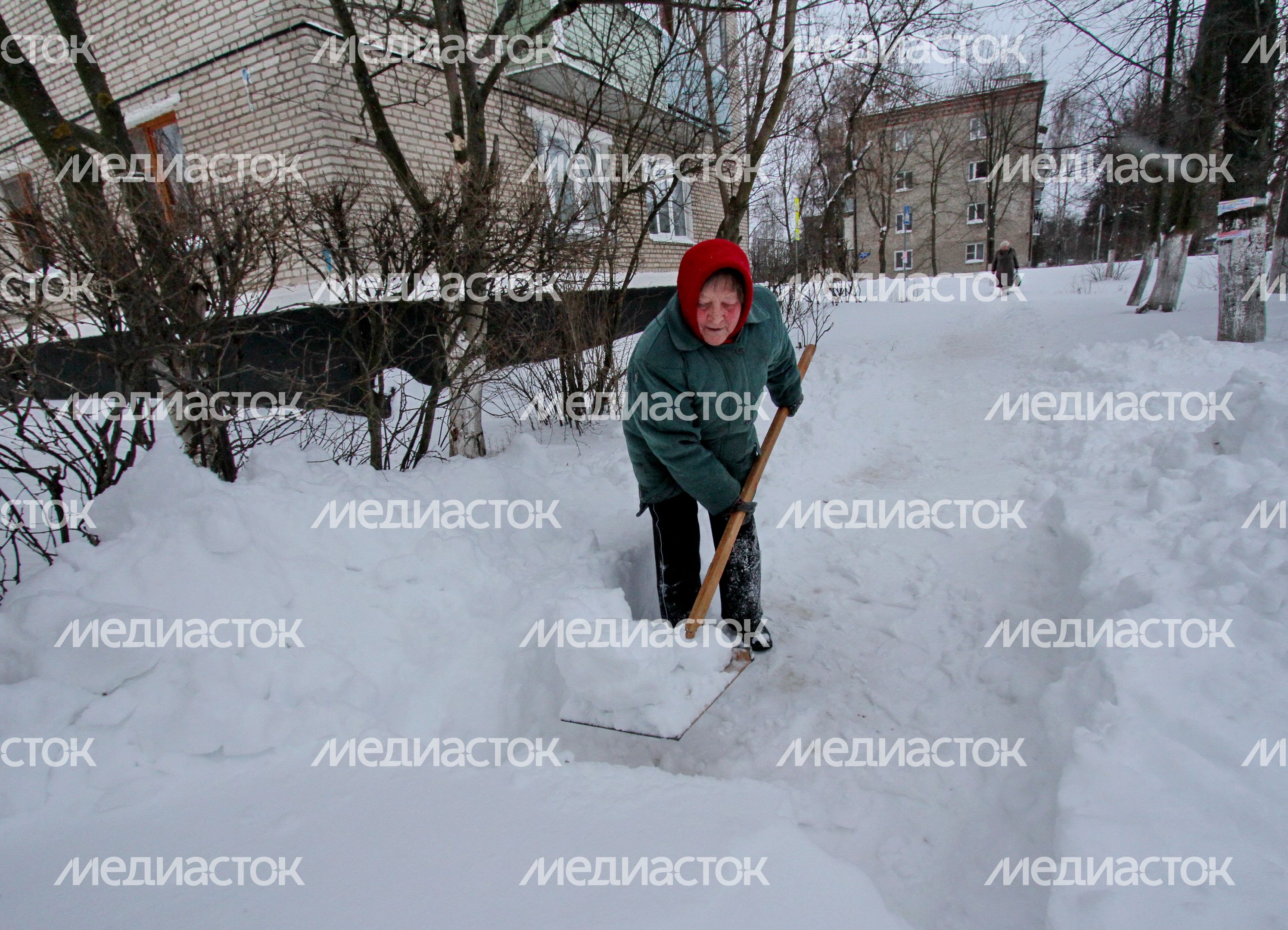 Уборка снега в Кашире
