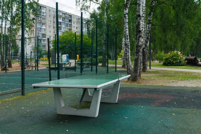 Лето в парке «Солнечная» у реки Пехорка в микрорайоне Новый Свет Балашихи