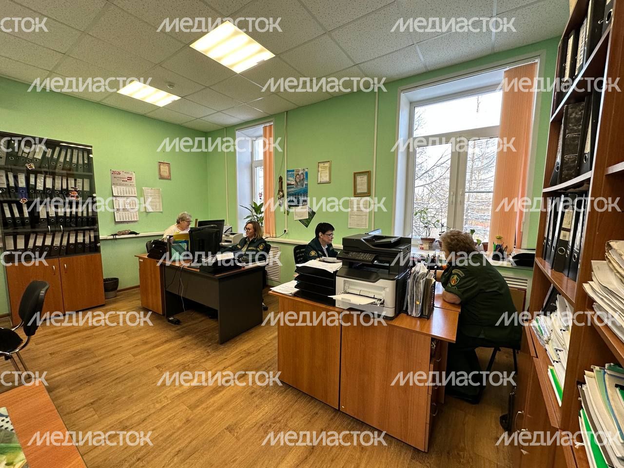 Совещание Мурашова в Ногинском лесничестве и осмотр ЛПС