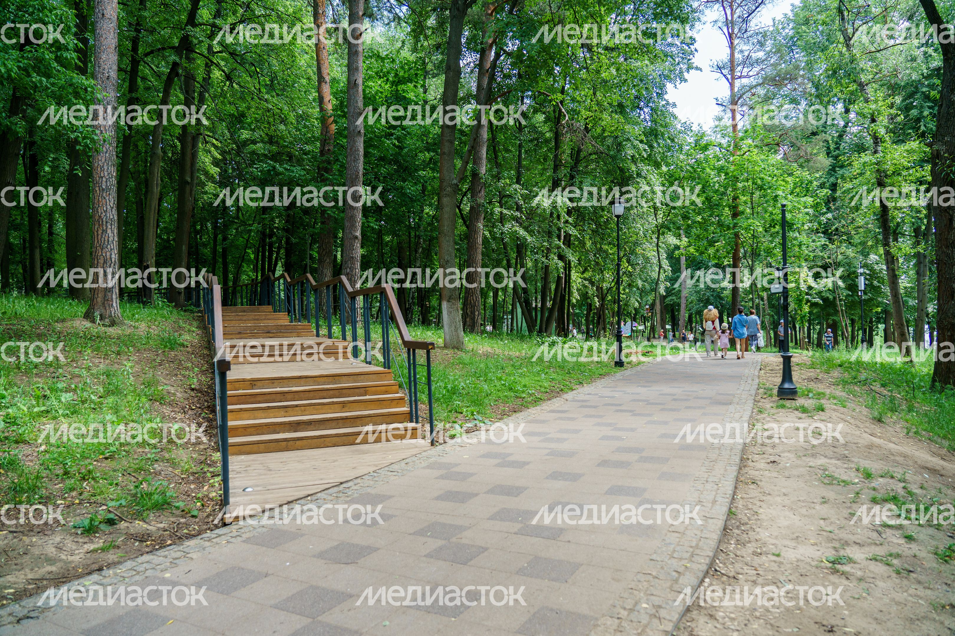 Раменский городской парк культуры и отдыха летом